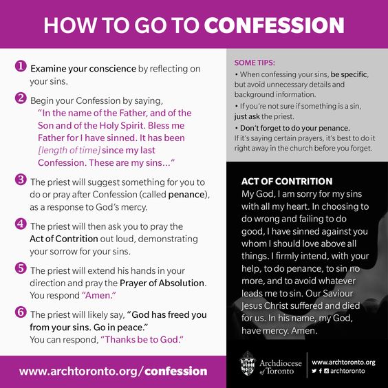how to go to confession